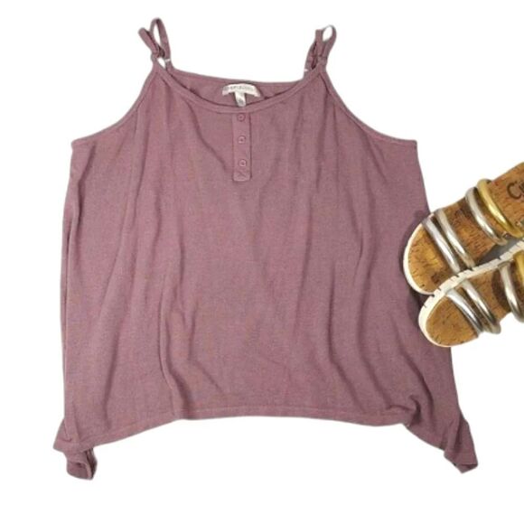 Torrid Lounge VTG Y2K Purple Knit Sharkbite Sleep Tank Top Plussize 2X - Picture 3 of 13